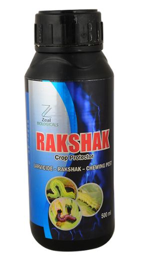 RAKSHAK - Helps to controls all type of chewing pest like larvicides, leaf miners, collar rot etc