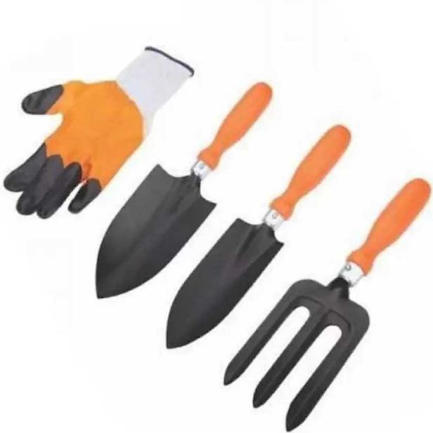 AGT Gardening Tools Set with Khurpi Khurpa & Gloves Combo Garden Tool Kit
