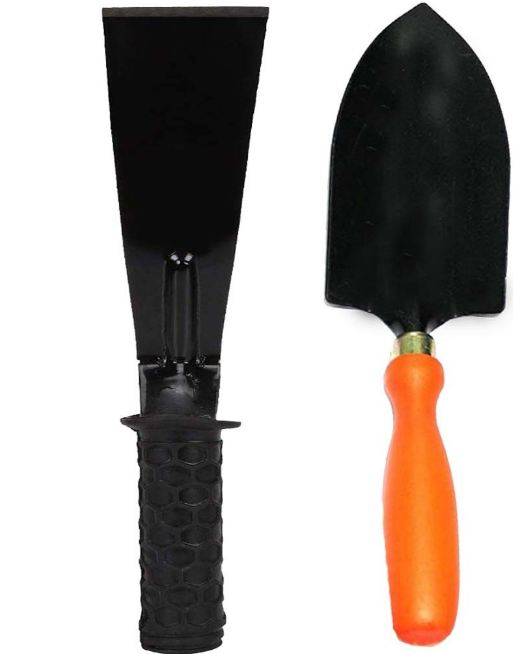 AGT Garden Tool Kit Includes Shovel and Trowel Khurpi Gardening Tools
