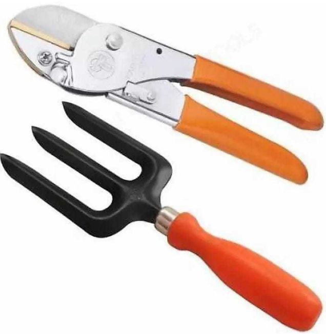 AGT Cultivator & Heavy Cutter Combo Gloves Garden Tools Combo Garden Tool Kit