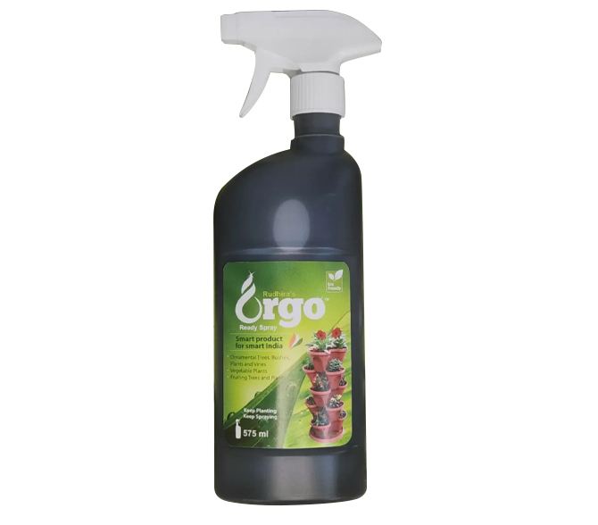 Orgo Plant booster - A ready to spray  organic fertilizer best for indoor , outdoor plants and crops 100% natural liquid fertilizer of 575 ml spray bottle 