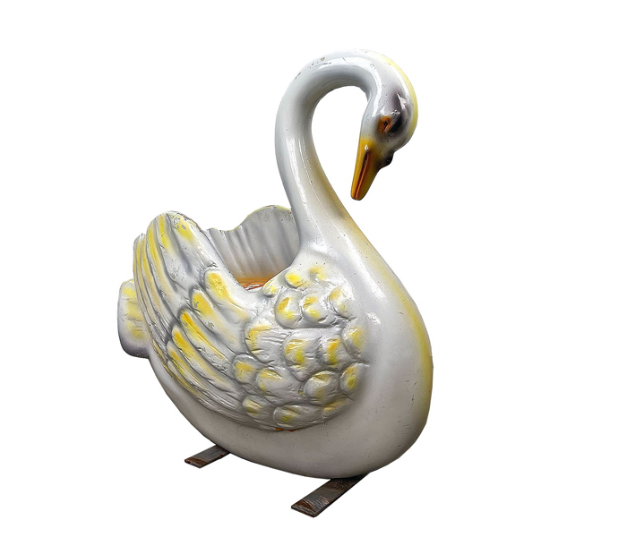 Ceramic Wonderful  Swan Pot