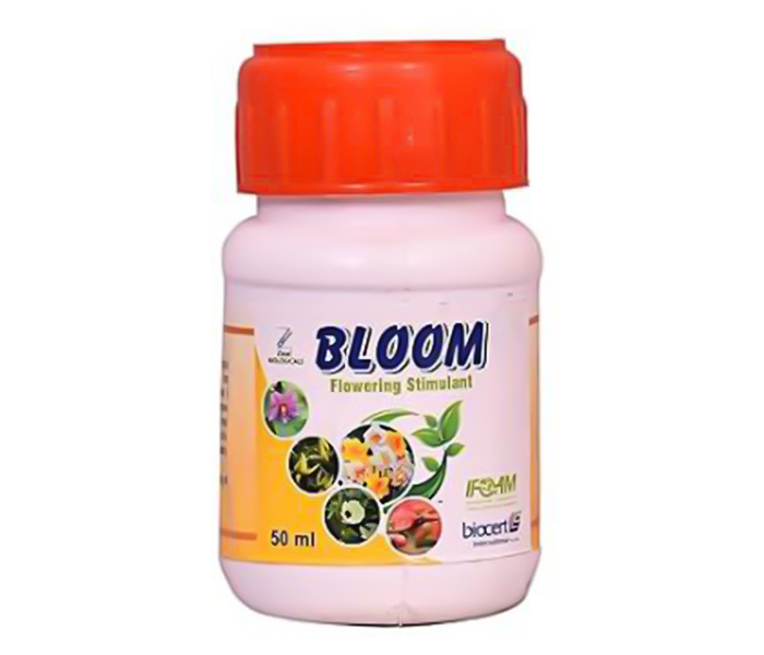 Bloom - Growth booster, Flowering Stimulant, healthier plants, increased vigour, shoot growth, stem strength, chlorophyll content, increases food production capacity - 2ml in 1 Litre (50ml)