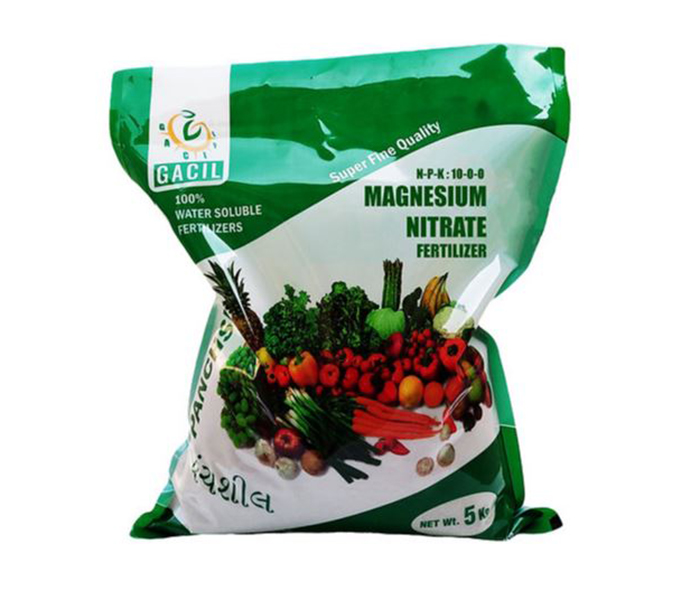 GACIL® Magnesium Nitrate NPK 10 0 0 Water Soluble Fertilizer 5 Kg