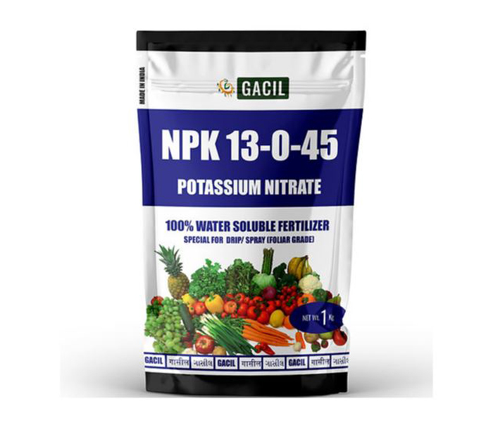 GACIL® Potassium Nitrate NPK 13 0 45 Water Soluble Fertilizer 1 Kg