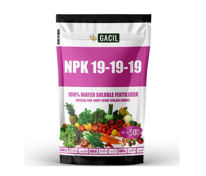 GACIl® NPK 191919 Water Soluble Fertilizer for Plants Growth and Flowering 250 Gm