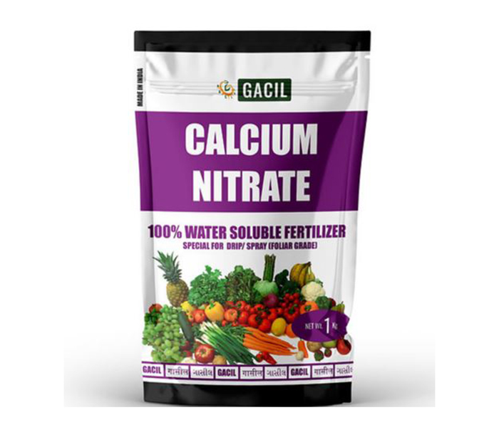 GACIL® Calcium Nitrate Water Soluble NPK Fertilizer for Plants 1 Kg