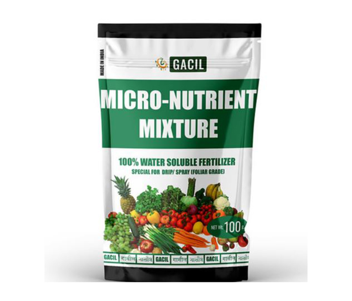 GACIL® Multi Micronutrients Fertilizer for Vegetable Garden Plants 100 Gm