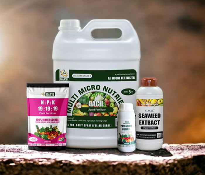GACIL® NPK Micronutrient Humic Seaweed Organic Fertilizer Kit for Plant Growth
