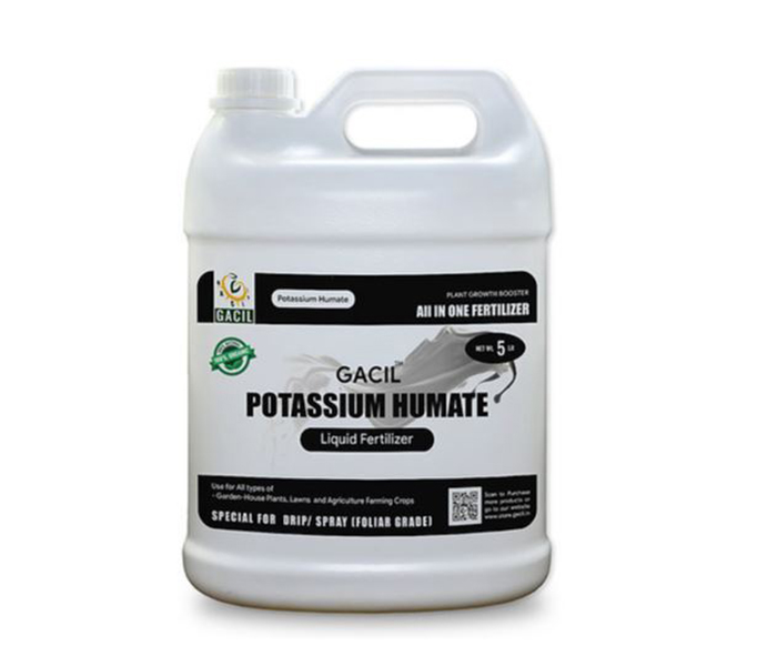 GACIL® Premium Potassium Humate (Humic acid) Organic Fertilizer 5 Ltr