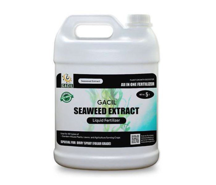 GACIL® Premium Liquid Seaweed Extract Organic Fertilizer for Plant Growth 5 Ltr