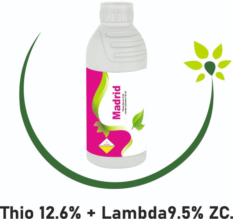 Thiomethoxam 12.6% + Lambda Cyhlothrin 9.5% ZC Madrid Fertilizer Weight - 1 LTR