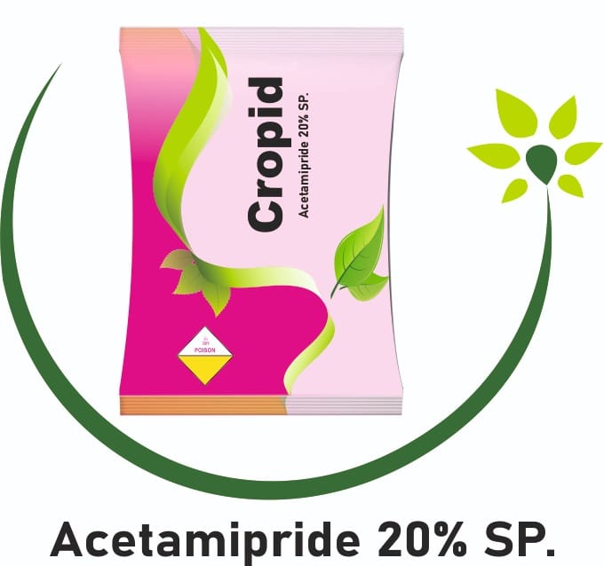 Acetamipride 20% SP. Cropid Fertilizer Weight - 100 Gm