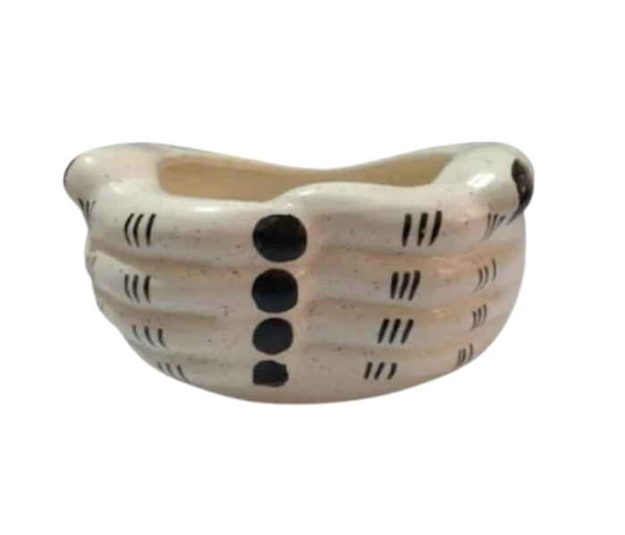 Ceramic Pots & Planter Outdoor and Indoor , Best Gifting ( Hand Shape )
