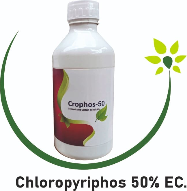 Chloropyriphos 50% EC Crophos-50 Fertilizer Weight - 5 LTR