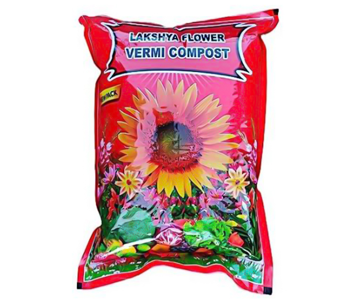 Agricalture India Bio Organic Manure Vermi Compost khad,Khad For Live Plant And Vegetable Live Plant Pack Of -1 Organic Vermicompost Fertilizer Manure (5kg)